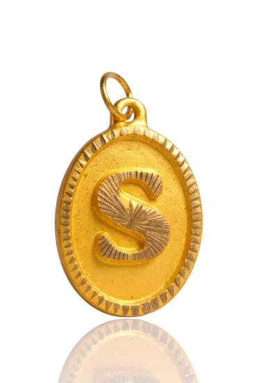 Altın Nostaljik S Harfi