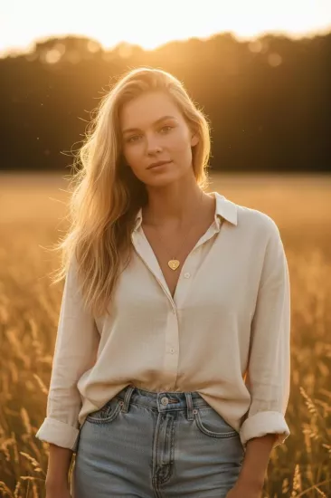 Altın Y Harfli Aynalı Zincir